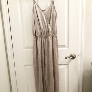 Xhilaration Gold Jumpsuit